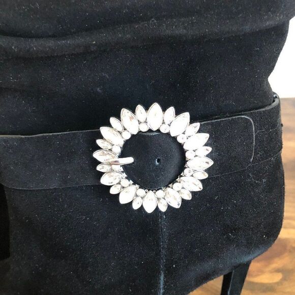 NWT Michael Kors Viola Suede Embellished Booties - Picture 8 of 11